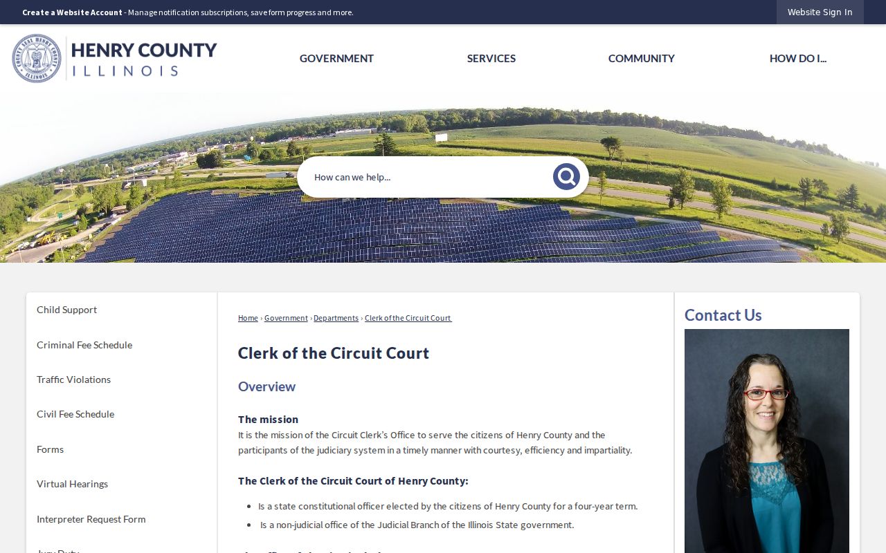 Henry County Circuit Clerk office information